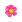 Crocs Jibbitz™ charms Oversized Large Pink Flower